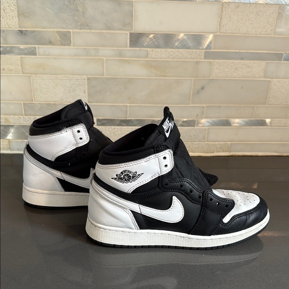 Nike Black and White High-Top Sneakers